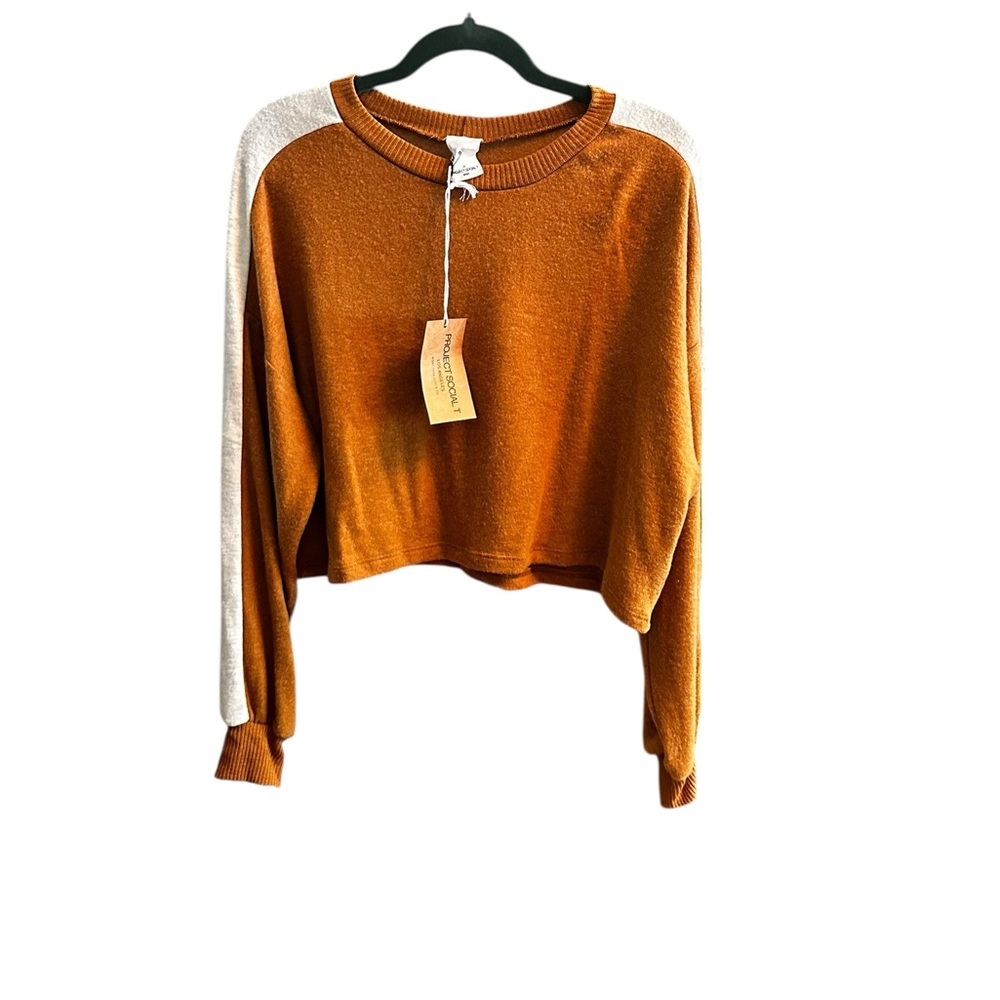 NWT Super Soft Project Social Cropped Tee - Picture 1 of 5